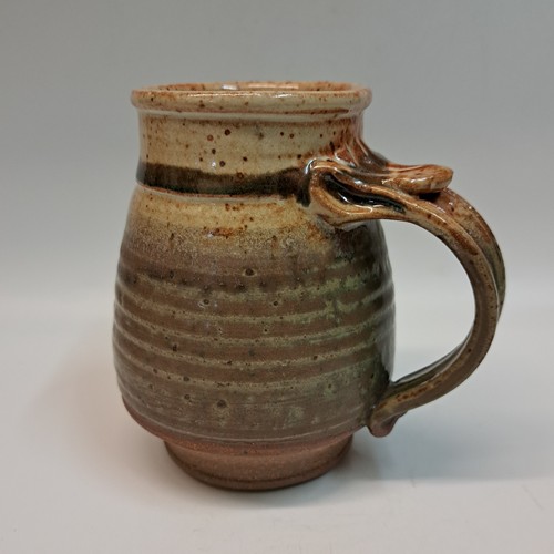 #230718 Mug Green/Rust $19 at Hunter Wolff Gallery